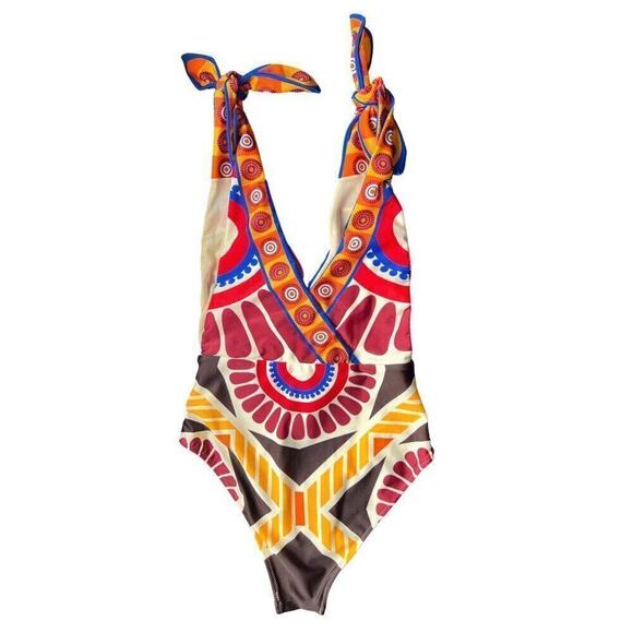 NEW La DoubleJ Hazzard Swimsuit Solar Placée Abstract Size Small - Picture 6 of 7